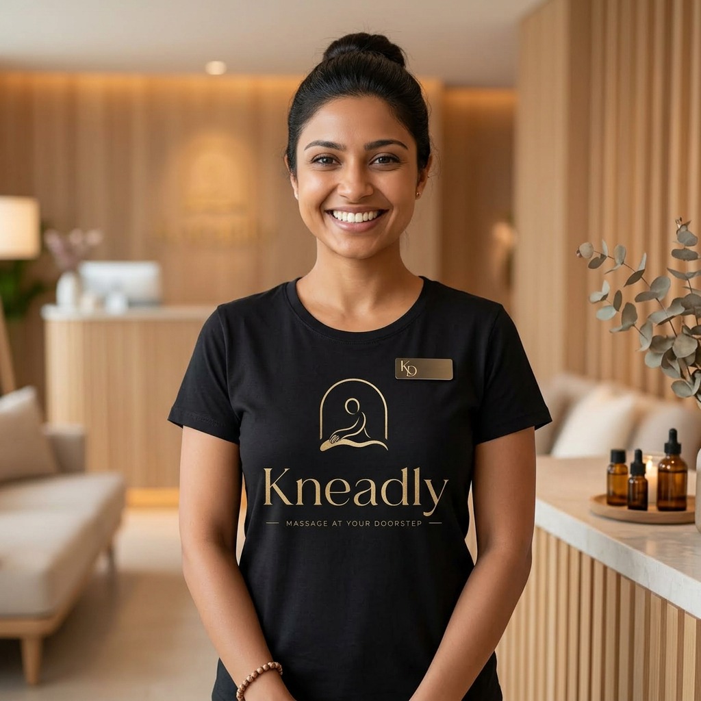 Aromatherapy oils and towels arranged for an at-home spa session